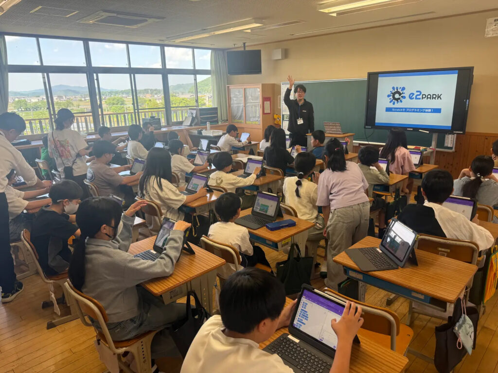 東近江市の小学校へ「プログラミング教育体験事業」を提供開始